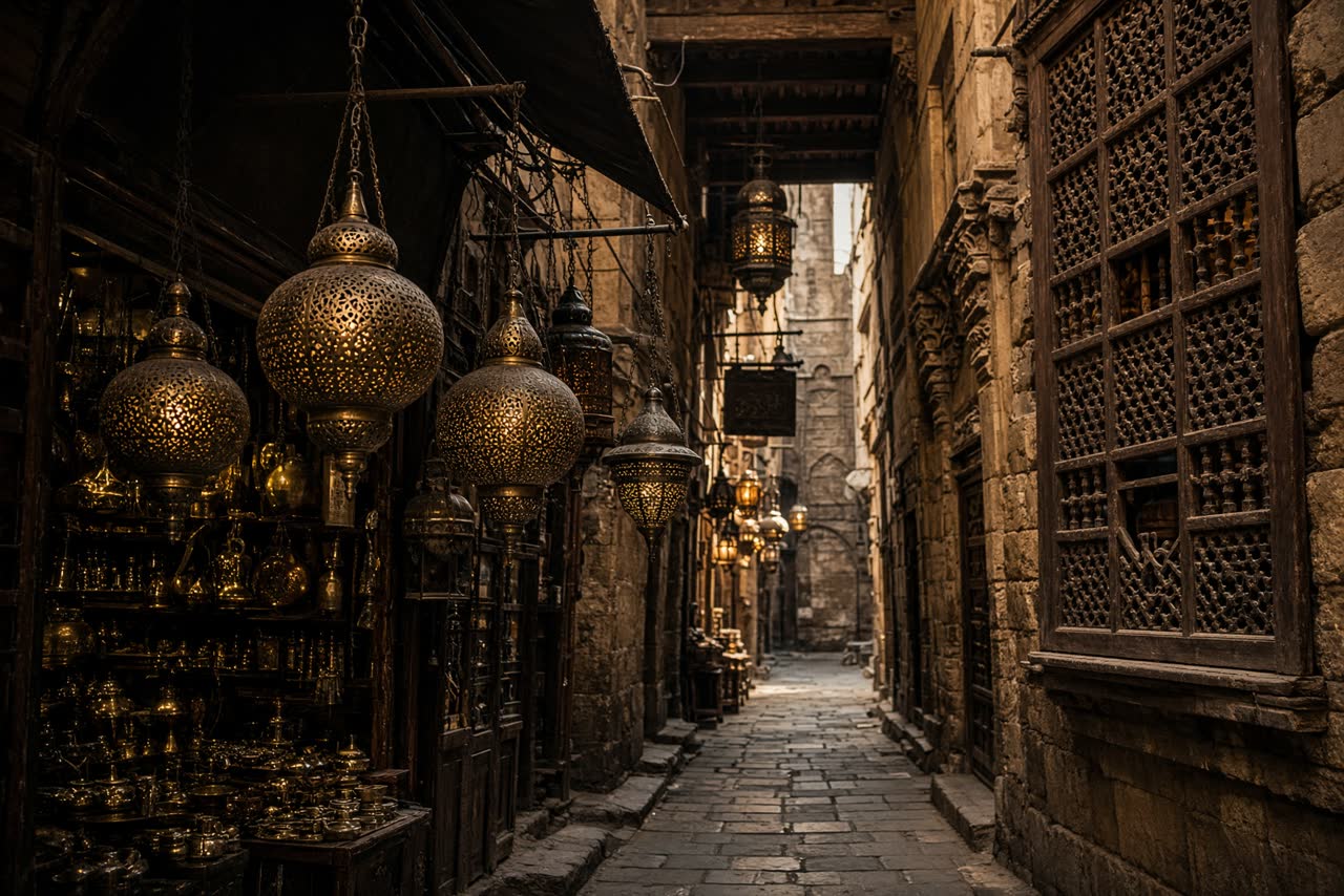 Vy från utflykten Museet och Khan el-Khalili i Kairo
